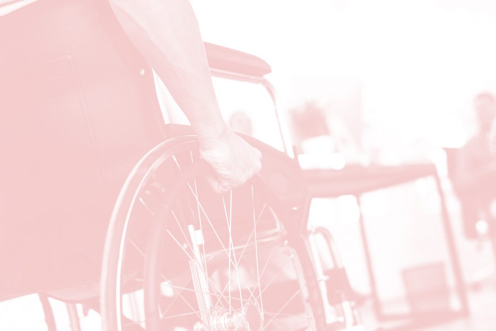 Bannière image fauteuil roulant handicapé