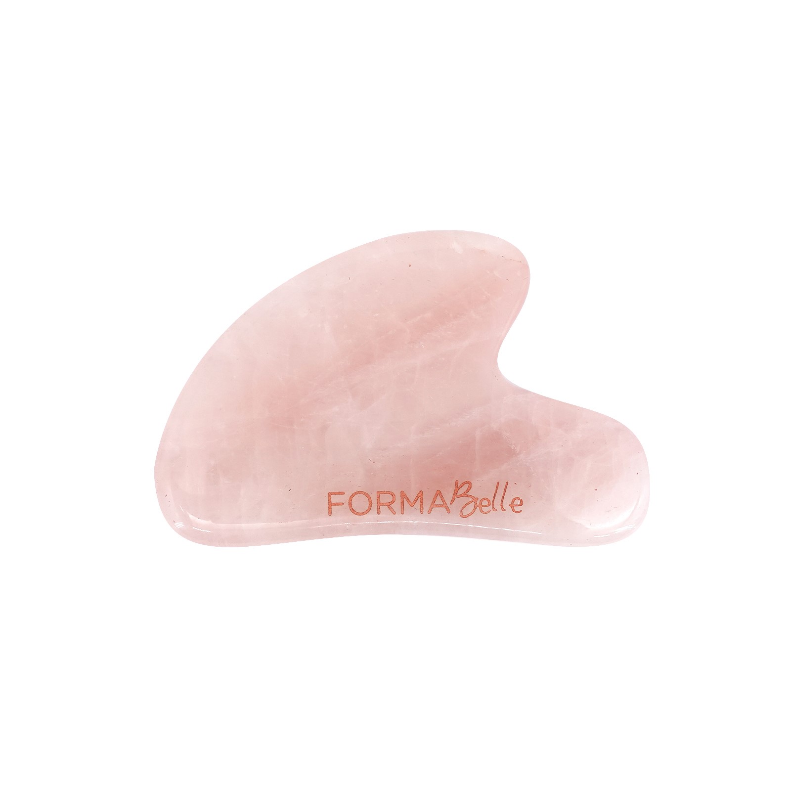 Gua Sha en quartz rose